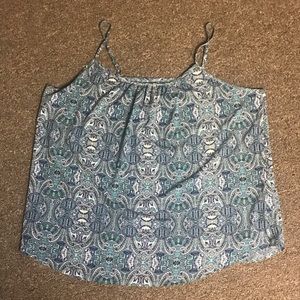 Paisley Printed Tank Top